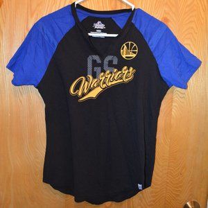 Majestic Golden State Warriors V-Neck T-Shirt Medium